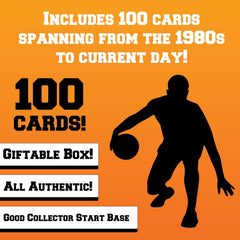 Assorted Set of 100 (Rare Package) Trading Cards - All New Condition Cards - Perfect Starter Set for Kids, Adults, & Collectors - Potential Superstar and Hall of Fame Cards Available - Retail Packaging