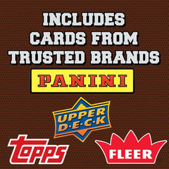 Assorted Set of 100 (Gold Package) Trading Cards - All New Condition Cards - Perfect Starter Set For Kids, Adults, & Collectors - Potential Superstar and Hall of Fame Cards Available - Retail Packaging- Valued at $2,999.00