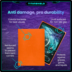 TitanShield (150 Sleeves, Black) Compatible with Standard Sized Board Games, MTG Magic The Gathering, Pokemon, Lorcana and Trading Cards 2.5" x 3.5" 66x91mm