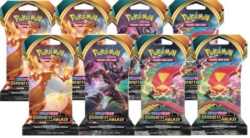 Pokemon Sword and Shield Darkness Ablaze: 8 Sleeved Booster Packs
