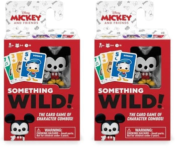 Funko Something Wild! Disney Mickey & Friends with Mickey Mouse Pocket Pop! Card Game for 2-4 Players Ages 6 and Up