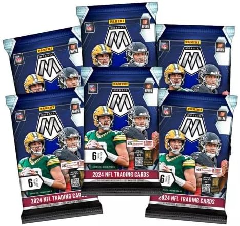 2024 Panini NFL Mosaic Football Trading Card Blaster Box (6 Packs)