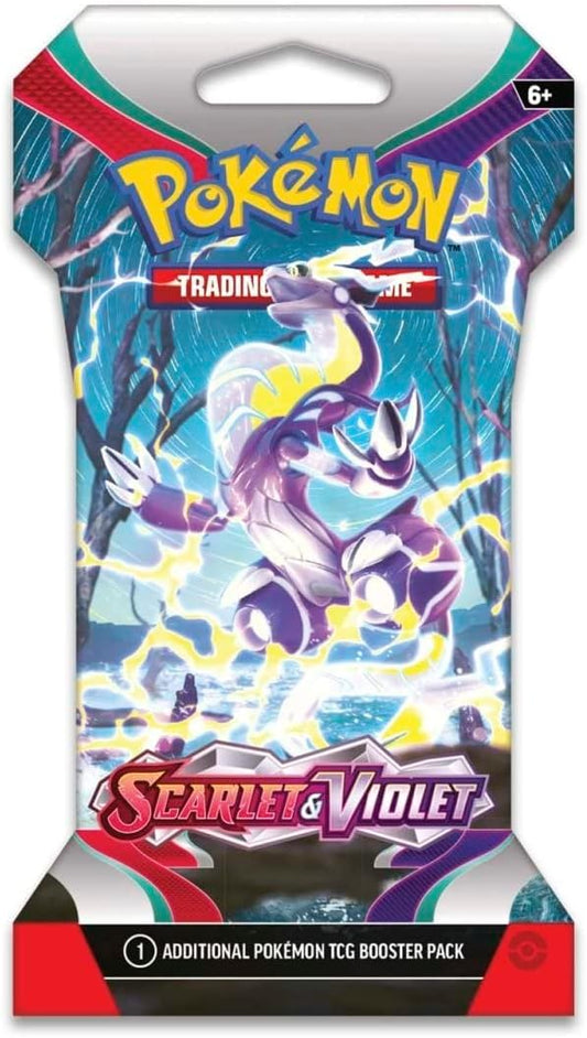 POKEMON TCG: Scarlet & Violet Sleeved Booster Packs - 8 Packs (80 Cards)