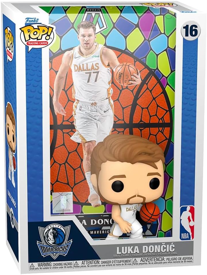 Funko Pop! Trading Cards: NBA - Luka Doncic, Dallas Mavericks (Mosaic)