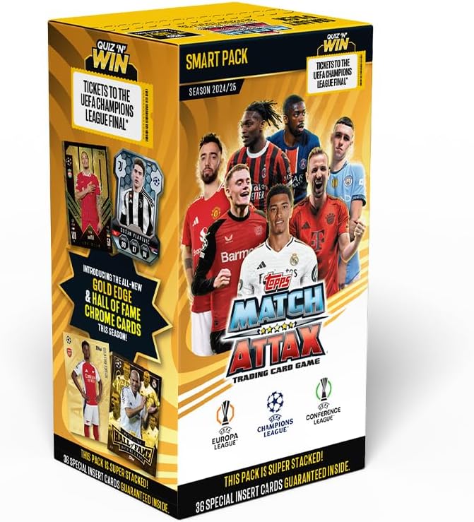 Topps UEFA Champions League Match Attax 24/25 Trading and Collectible Card Game - Smart Pack