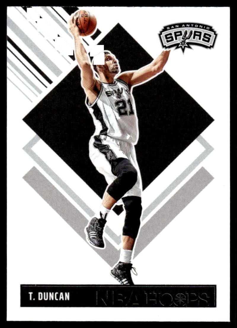 2024-25 Hoops #297 Tim Duncan Tribute San Antonio Spurs NBA Basketball Base Trading Card