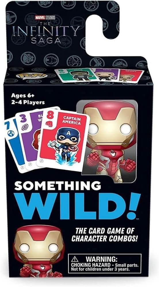 Funko Something Wild! Marvel Infinity War with Iron Man Pocket Pop! Card Game for 2-4 Players Ages 6 and Up