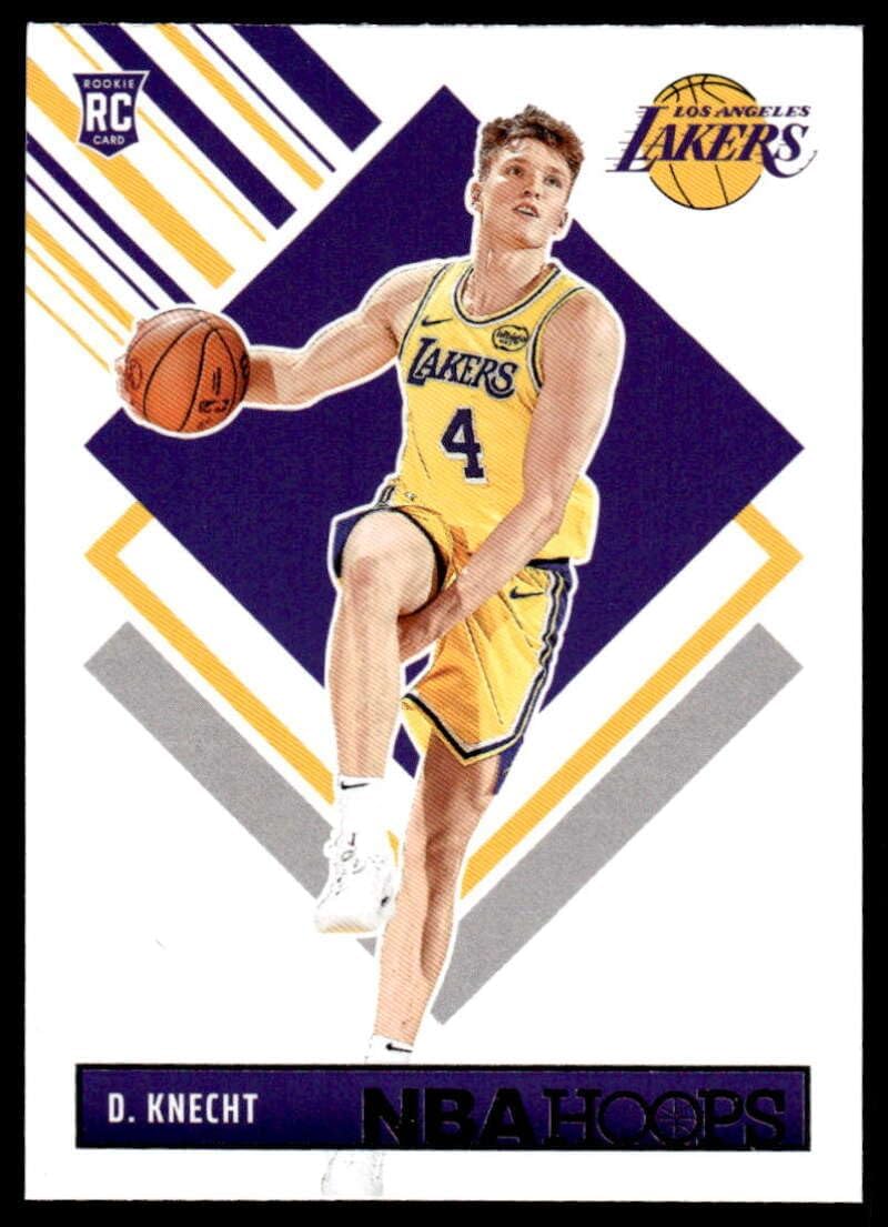 2024-25 Hoops #294 Dalton Knecht RC Rookie Tribute Los Angeles Lakers NBA Basketball Base Trading Card