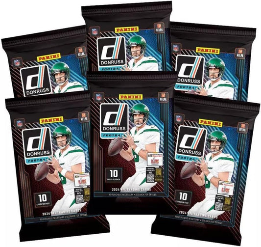 2024 Panini Donruss Football Trading Cards Mega Box | Optic Rated Rookies Preview Red Wave! | Find 1 Autograph or Memorabilia Card!