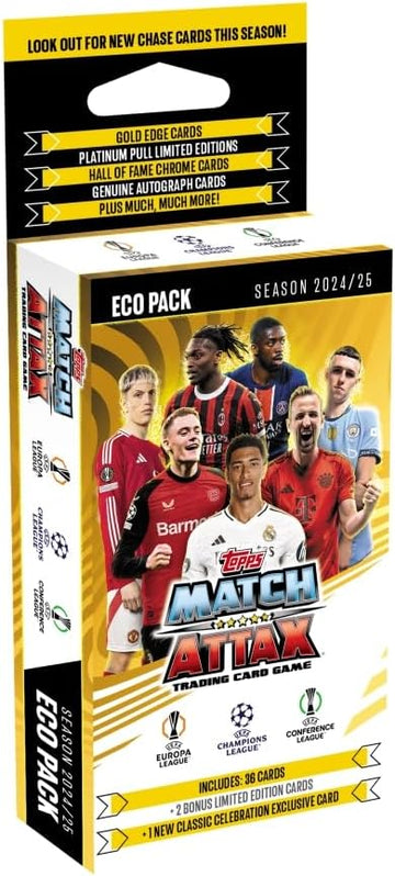 TOPPS Eco Pack Match Attax Cards UCL 24-25