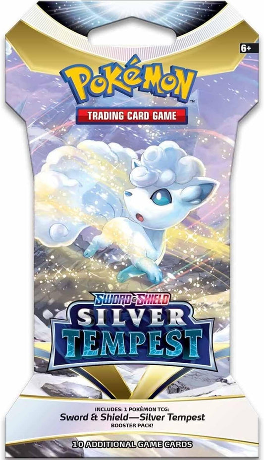 Pokemon Sword and Shield Silver Tempest Booster Pack Trading Card