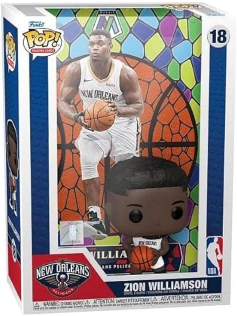 Funko Pop! Trading Cards: NBA - Zion Williamson, New Orleans Pelicans (Mosaic)
