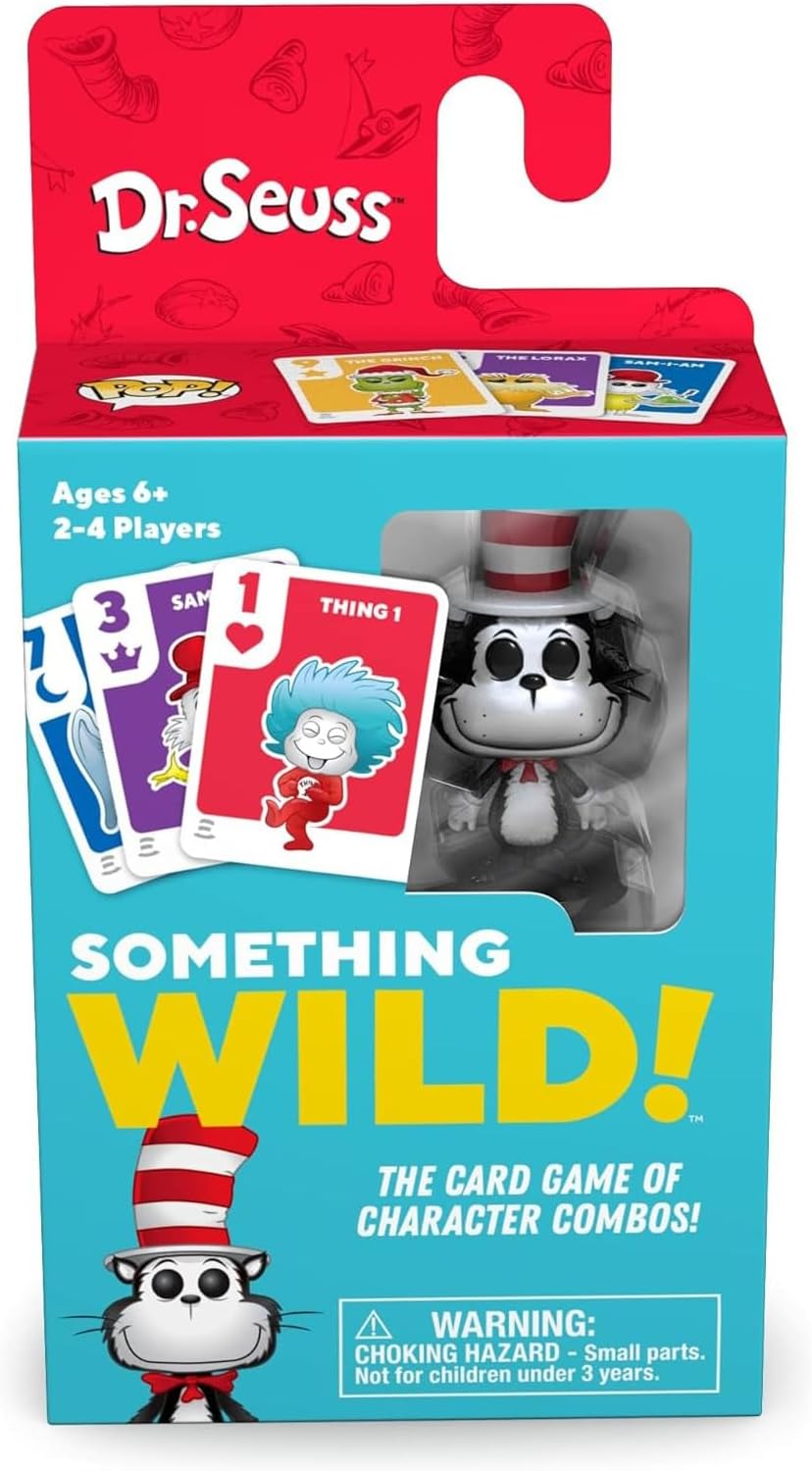 Funko Something Wild! Dr. Seuss with Cat in The Hat Pocket Pop! Card Game for 2-4 Players Ages 6 and Up