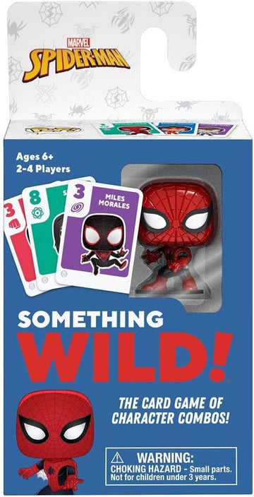 Funko Something Wild! Marvel Spider-Man with Pocket Pop! Card Game for 2-4 Players Ages 6 and Up