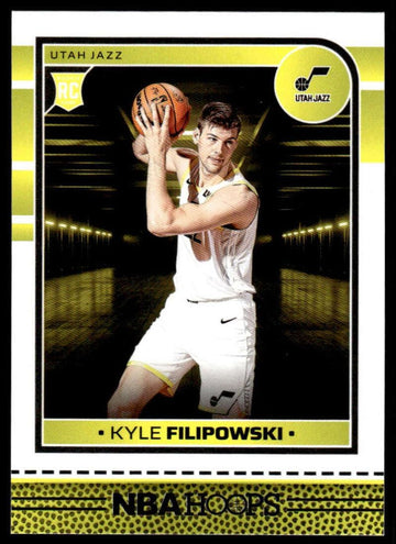 2024-25 Hoops #262 Kyle Filipowski RC Rookie Utah Jazz NBA Basketball Base Trading Card