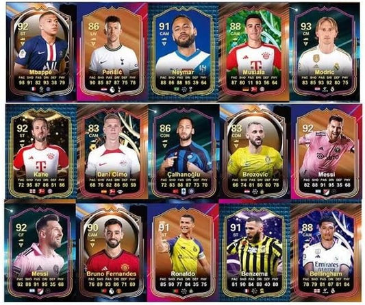 Soccer Trading Cards 2025 | 6 Packs - 48 Collectible Cards for Soccer Fans Mystery Cards Packs Contain Random Cards in Each Set - Try & Collect Them All