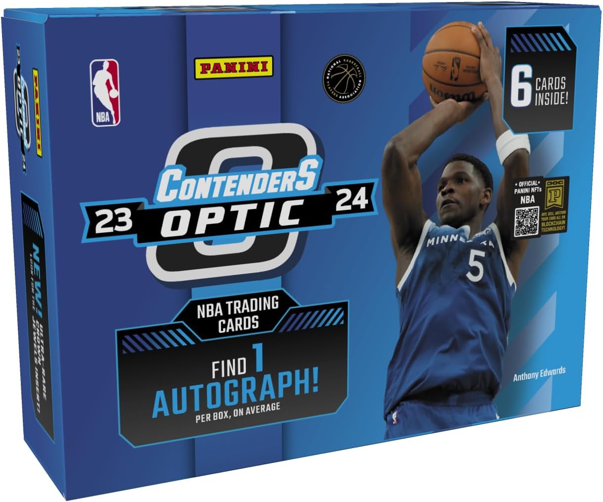2023-24 Panini Contenders Optic NBA Trading Card Box (Hobby)(1 Autograph)