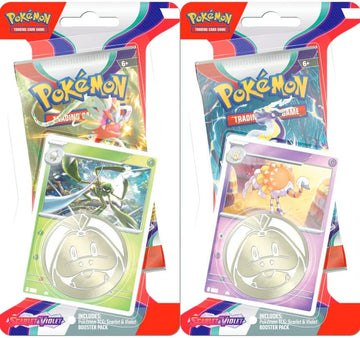 Pokemon TCG: Scarlet and Violet Checklane Blister - Espathra and Spidops Double Pack