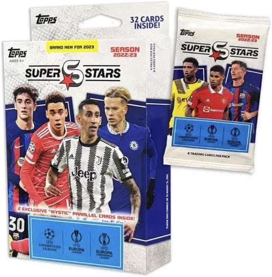 Topps UEFA Superstars 22/23 Hanger Pack (4 Packs)