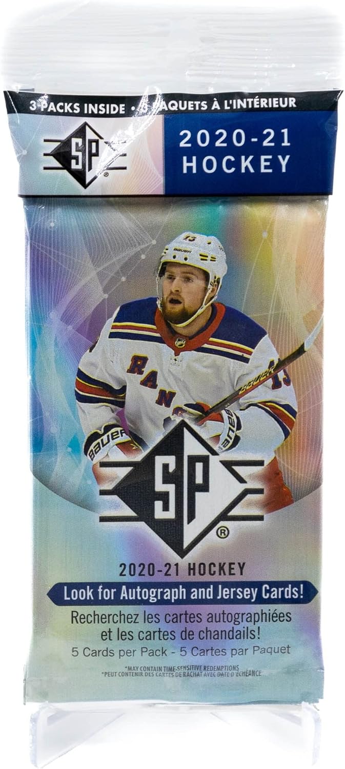 NHL Upper Deck 2020-21 SP Hockey Trading Card HANGER Box [3 Packs]