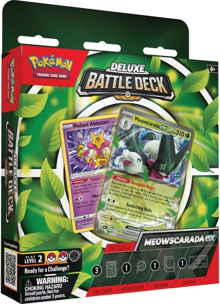 Pokémon TCG: Meowscarada/Quaquaval ex Deluxe Battle Deck