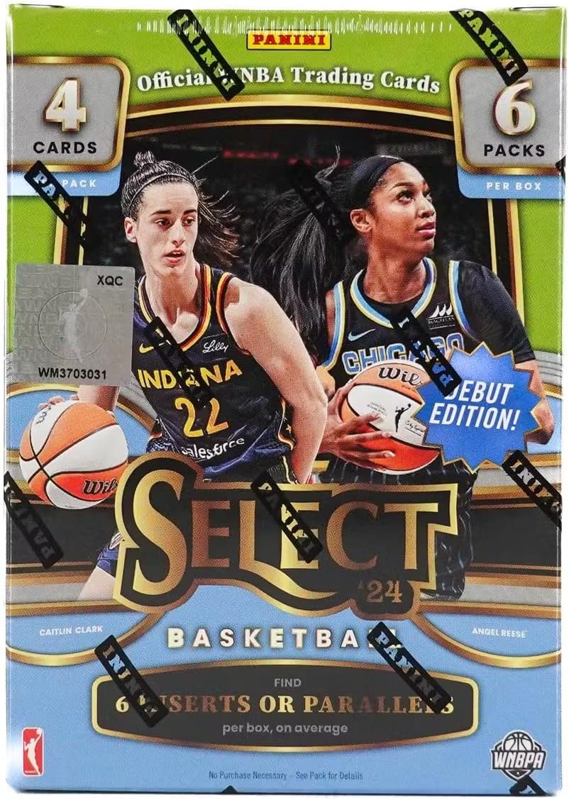 2024 Panini Select WNBA Basketball 6-Pack Hobby Blaster Trading Card Box (Hobby Blaster Exclusive Green Ice Prizms)