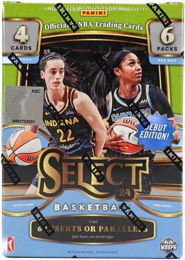 2024 Panini Select WNBA Basketball 6-Pack Hobby Blaster Trading Card Box (Hobby Blaster Exclusive Green Ice Prizms)