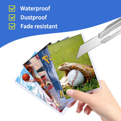 400Pcs Top Loaders for Cards (200Pcs Hard Plastic Card Holders & 200Pcs Penny Card Sleeves) 3" x 4" Toploaders, Card Protector Sleeves for Baseball Football Sports Cards, Standard Trading Cards