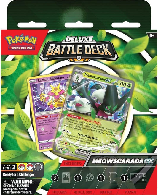 Pokémon TCG: Meowscarada/Quaquaval ex Deluxe Battle Deck