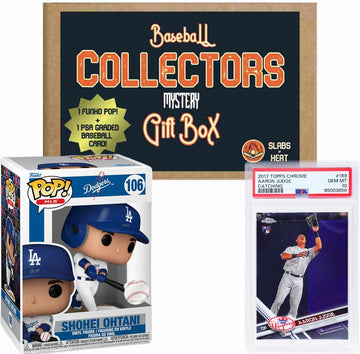 Funko Pop! & PSA Graded Card Baseball Collector's Mystery Gift Box
