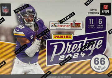 2024 Prestige Football Trading Cards Blaster Box (6 Packs)