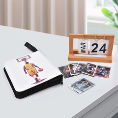 Basketball Card Binder for Basketball Cards 440 Pockets,Waterproof Trading Card Binder 4-Pocket with 55 Removable Sleeves Card Holder Album Compatible with Basketball Trading Cards 2024-2025