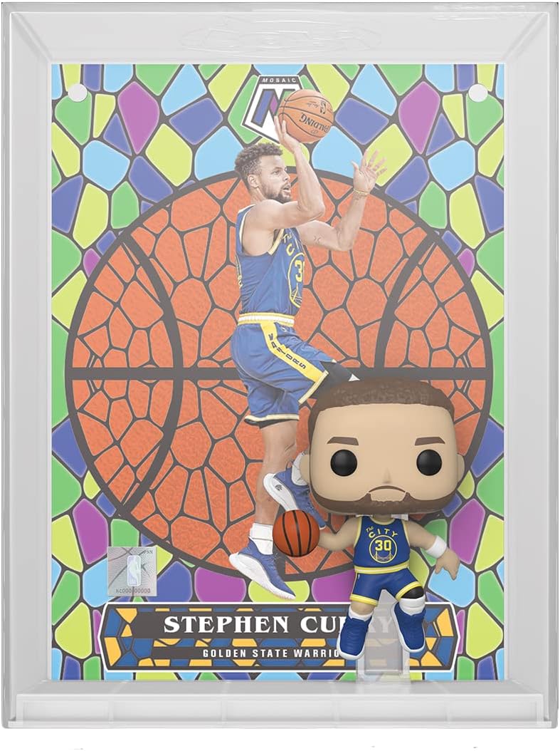 Funko Pop! Trading Cards: NBA - Stephen Curry, Golden State Warriors (Mosaic)