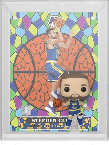 Funko Pop! Trading Cards: NBA - Stephen Curry, Golden State Warriors (Mosaic)