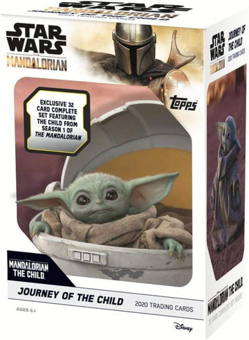 Topps The Mandalorian: Journey of The Child Star Wars Trading Cards Blaster Box- Featuring Baby Yoda | Includes Illustrated Cards & Parallels, Multicolor