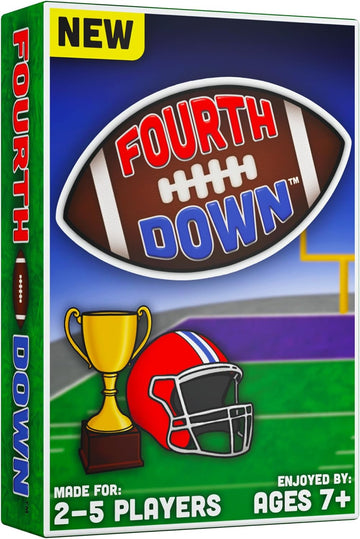 Fourth Down® - The Best Football Card Game! Perfect Easter Basket Stuffer for Kids, Easter Egg Gift, Birthdays, Family Game Night, Kids Travel Game, Friends, Football Fans! Fast & Easy to Learn