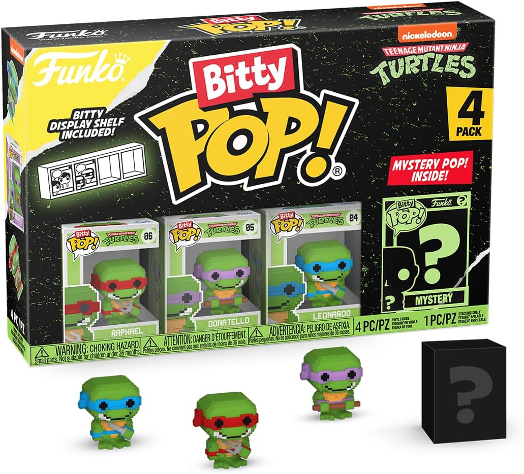Funko Bitty POP! Teenage Mutant Ninja Turtles  Mystery Mini Figure - 0.9 Inch (2.2 Cm) Collectable - Gift Idea