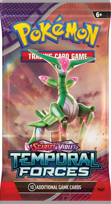 POKEMON TCG: SCARLET AND VIOLET: TEMPORAL FORCES: BOOSTER PACK - 10 Cards