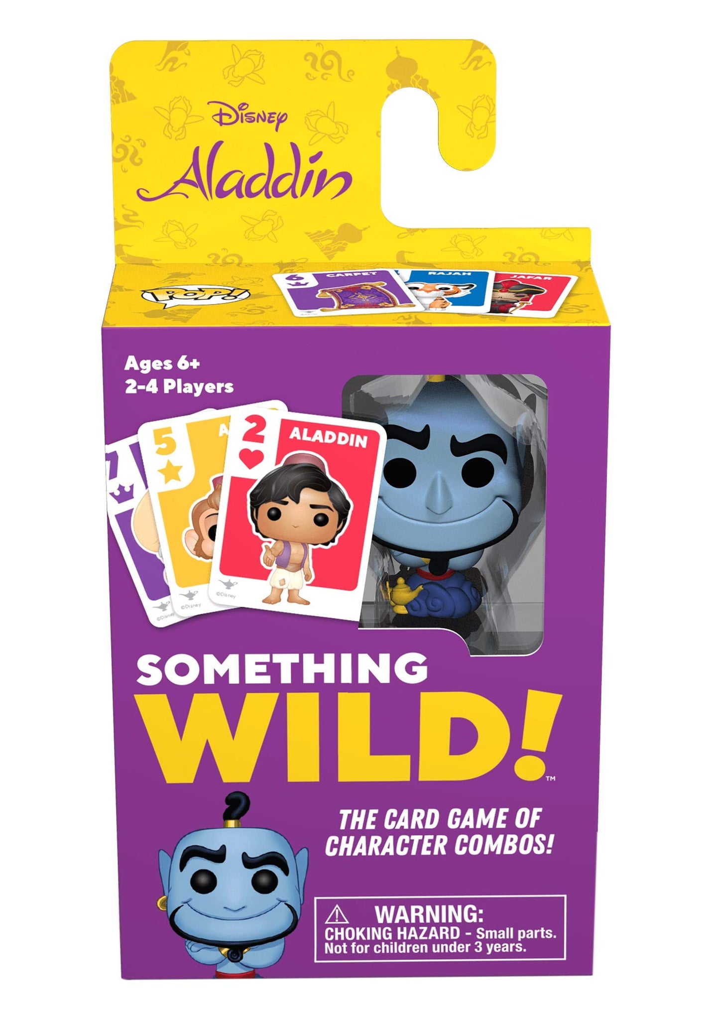Funko Something Wild! Disney Aladdin with Genie Pocket Pop! Card Game for 2-4 Players Ages 6 and Up