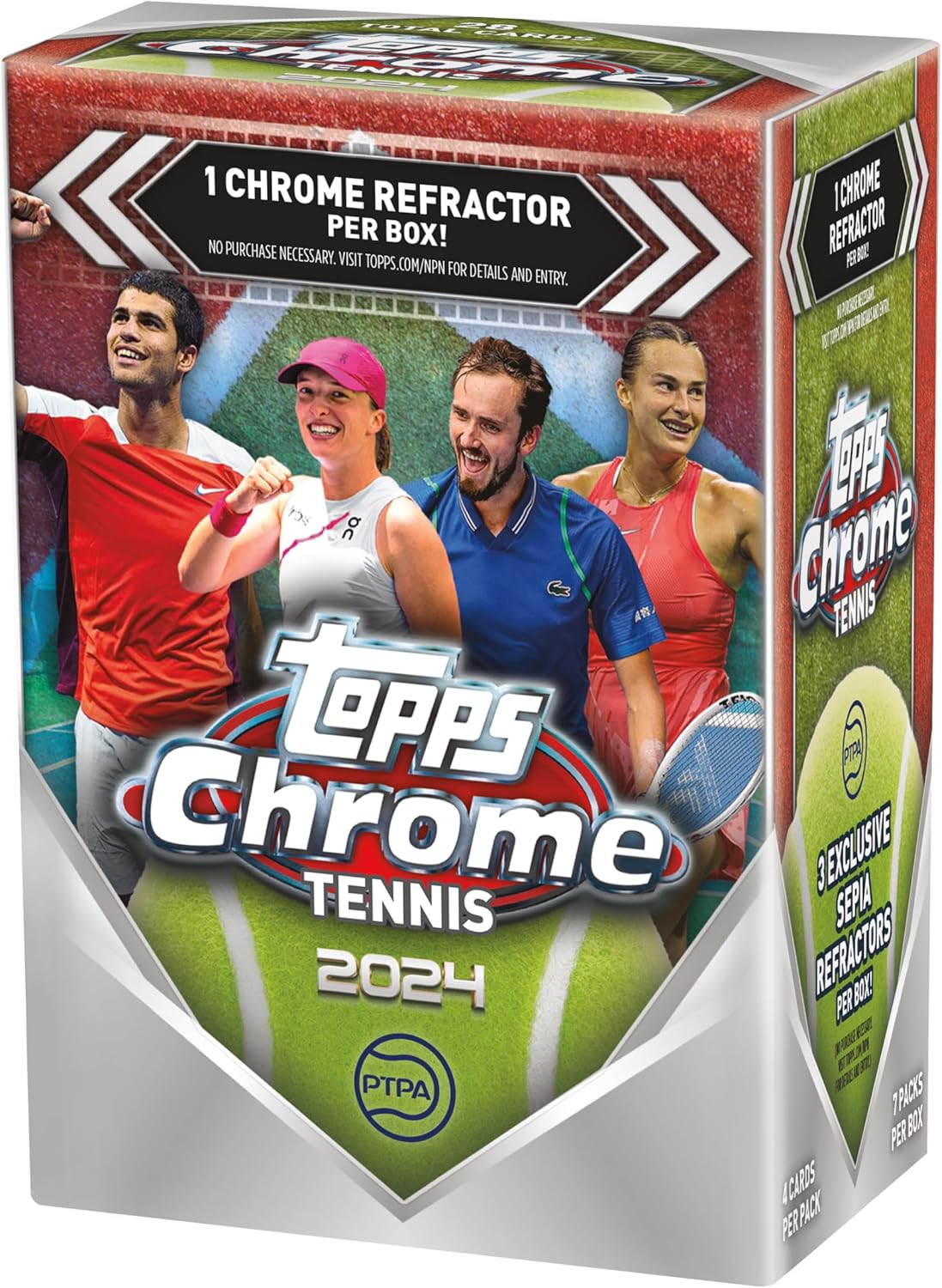 2024 Topps Chrome Tennis Retail Value Box
