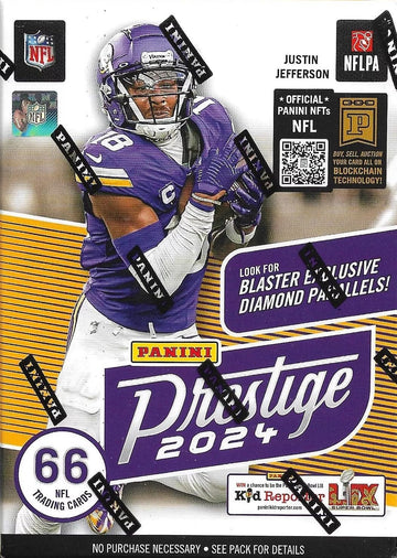 2024 Panini Prestige Football Trading Cards Blaster Box