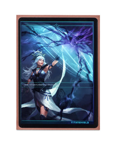 TitanShield (150 Sleeves, Black) Compatible with Standard Sized Board Games, MTG Magic The Gathering, Pokemon, Lorcana and Trading Cards 2.5" x 3.5" 66x91mm