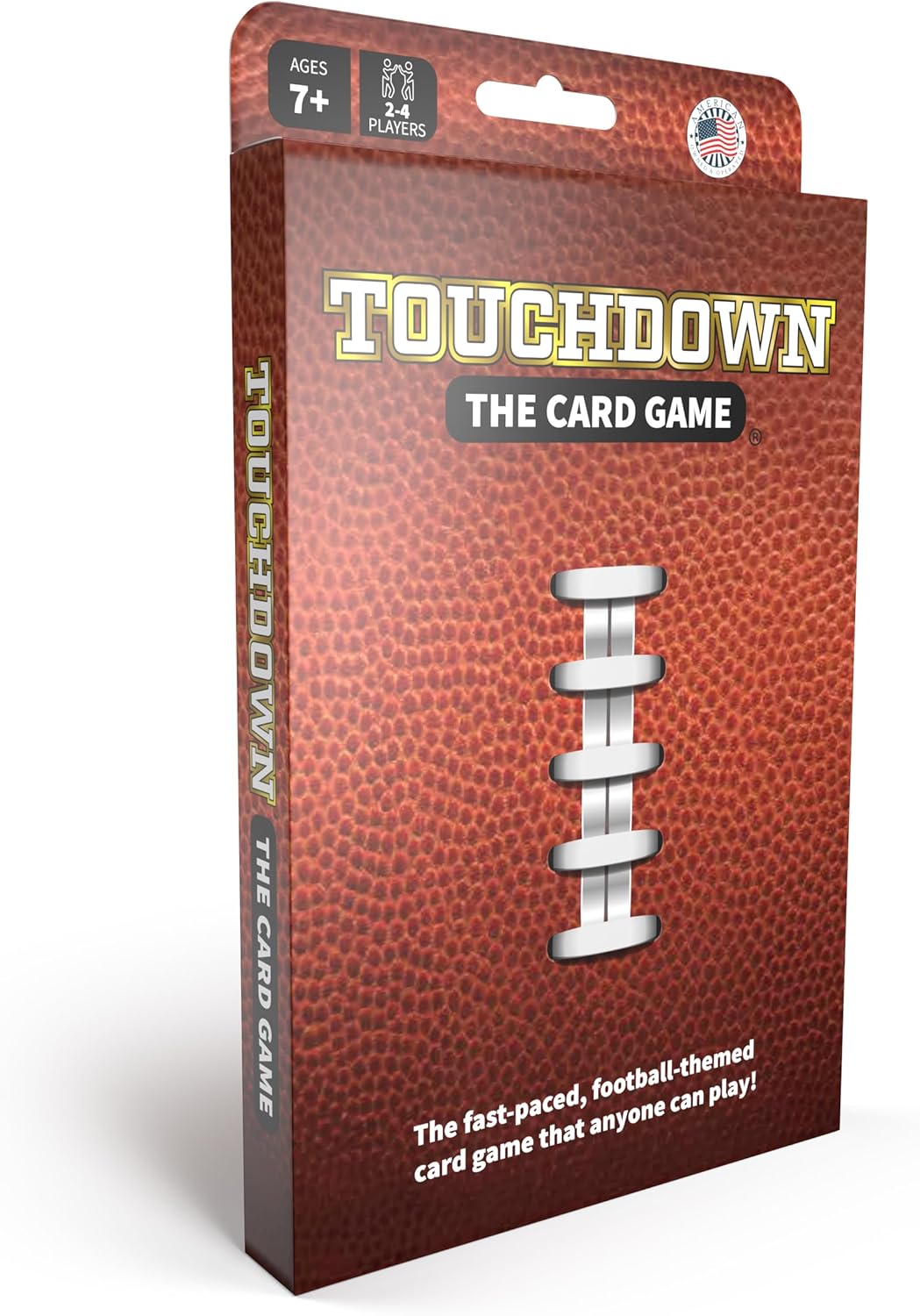 Touchdown! Fun Card Games - The Fast-Paced, Football Themed Card Game That Anyone Can Play, 2-4 Players, Ages 7+, Family Game Night, Card Games for Adults and Kids, Stocking Stuffers
