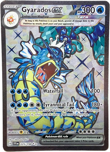 Pokemon - Gyarados ex 225/198 - Scarlet & Violet - Ultra Rare - Holo Full Art