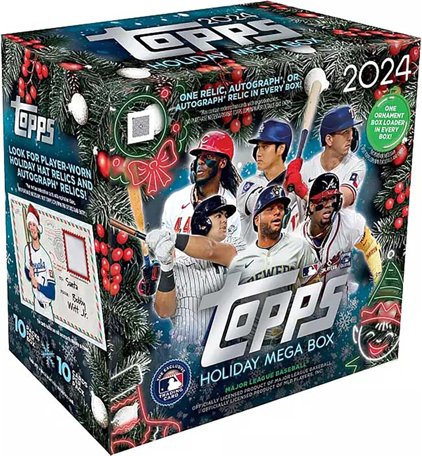 Topps 2024 Holiday Baseball Factory Sealed Mega Box - Baseball Wax Packs