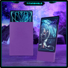 TitanShield (150 Sleeves, Black) Compatible with Standard Sized Board Games, MTG Magic The Gathering, Pokemon, Lorcana and Trading Cards 2.5" x 3.5" 66x91mm