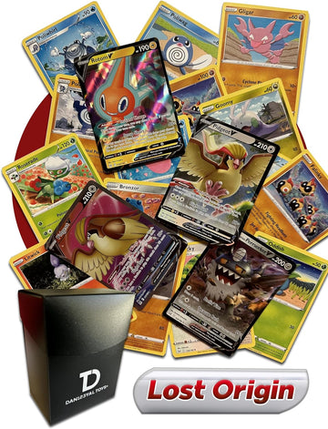 Lost Origin TCG Random Assortment Bundle || Guaranteed Ultra Rare + 30 Random Cards + Dan123yal Deck Box