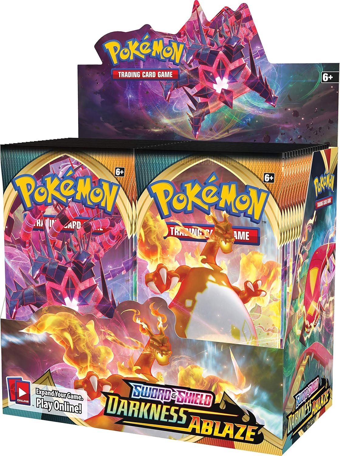 Pokemon Darkness Ablaze Booster Box & Elite Trainer Sword and Shield - 44 Packs Total!