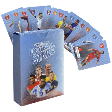 2025 Euro Soccer Cards - 33 Unique Greatest Soccer Players Fun for The Whole Family Each Pack Contains Different Soccer Card to Create Unforgettable Moments - Pack of 3