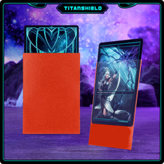TitanShield (150 Sleeves, Black) Compatible with Standard Sized Board Games, MTG Magic The Gathering, Pokemon, Lorcana and Trading Cards 2.5" x 3.5" 66x91mm